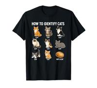Comment Identifier Les Chats Tableau Drôle des Chats Races T-Shirt