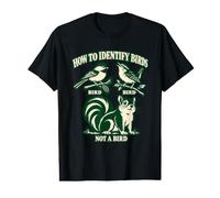 Comment identifier Les Oiseaux drôle Observation des Oiseaux écureuil Pas Oiseau T-Shirt Graphique avec Valeur