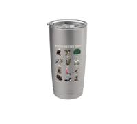 Comment identifier les oiseaux drôle style vintage nature Gobelet isotherme en acier inoxydable double paroi