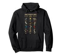 Comment identifier Les Oiseaux drôle Vintage Raton Laveur Sweat à Capuche