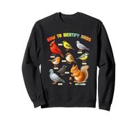Comment identifier les oiseaux écureuil Observateur d'oiseaux Birder Zookeeper Sweatshirt