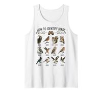 Comment identifier Les Oiseaux Funny Vintage Field Guide Squirrel Art Débardeur