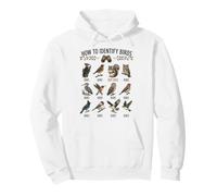 Comment identifier Les Oiseaux Funny Vintage Field Guide Squirrel Art Sweat à Capuche
