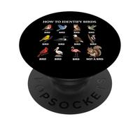 Comment identifier Les Oiseaux Observation des Oiseaux Humour Oiseau PopSockets PopGrip Adhésif