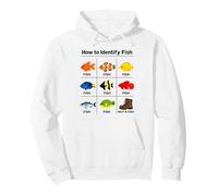 Comment identifier Les Poissons Funny Fish Identification Fisherman Sweat à Capuche