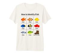Comment identifier Les Poissons Funny Fish Identification Fisherman T-Shirt Haut de Gamme