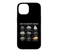 Comment identifier Les Roches géologie Amoureux de la Chasse minérale Science Coque pour iPhone 14