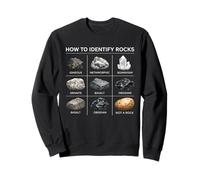 Comment identifier Les Roches géologie Amoureux de la Chasse minérale Science Sweatshirt