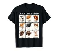 Comment identifier Les Vaches Citation d'humour des Animaux de Ferme T-Shirt