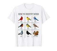 Comment identifier Un Oiseau drôle Observation des Oiseaux Mignon Blague écureuil T-Shirt