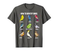 Comment identifier Un ornithologue ornithologue drôle d'observation des Oiseaux T-Shirt