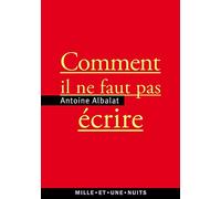 Comment il ne faut pas écrire