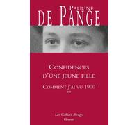 Confidences d'une jeune fille
