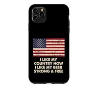 Comment J'aime ma bière Forte et Gratuite Le 4 Juillet Coque pour iPhone 11 Pro Max