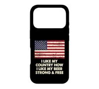 Comment J'aime ma bière Forte et Gratuite Le 4 Juillet Coque pour iPhone 17 Pro