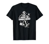 Comment Je Bouge Vraiment : Funny Skeleton Halloween T-Shirt