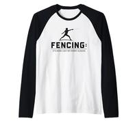 Comment Je Fais Passer Mon Message sur Funny Fencing Manche Raglan