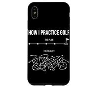 Comment Je Pratique Golf Plan Vs Reality Funny Golf Lover Hobby Coque pour iPhone XS Max