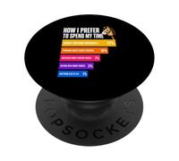 Comment Je préfère Passer Mon Temps Hobby Horsing PopSockets PopGrip Adhésif