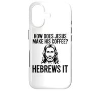 Comment Jésus Fait-Il Son Café Hébreux Pun Humour Chrétien Coque pour iPhone 17