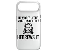 Comment Jésus Fait-Il Son Café Hébreux Pun Humour Chrétien Coque pour iPhone Air