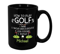 Comment Jouer Au Golf Mug Unique Tasse À Thé Céramique Tasse À Café Idée Cadeau Pour Anniversaire Pâques Collègue 330Ml
