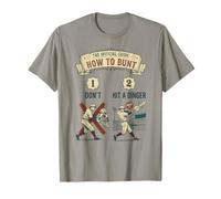 Comment Lancer, Frapper Un Doigt, drôle, Joueur de Baseball, Home Run Fun T-Shirt