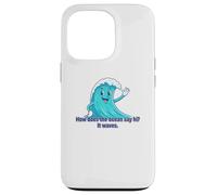 Comment l'océan Dit Bonjour, il Fait des Vagues, Un Joli Papa, Blague, Jeu de Mots drôle Coque pour iPhone 13 Pro