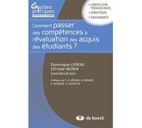 Comment passer des compétences à l'évaluation des acquis des étudiants