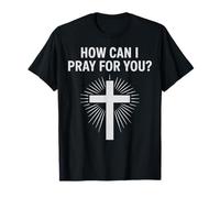 Comment Puis-Je Prier pour toi Cross - Jésus chrétien Minimaliste T-Shirt