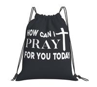Comment Puis-Je Prier Pour Toi ? Homme Femme Sacs De Gym Résistant Gym Sack Étanche Sac À Dos À Cordon Pour Yoga Gymnastique Natation