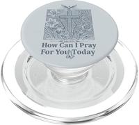 Comment Puis-Je Prier pour Vous Aujourd'hui ? Christian Cross Faith PopSockets PopGrip pour MagSafe