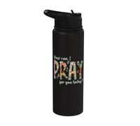 Comment puis-je prier pour vous aujourd'hui ? Concevez une prière chrétienne Stainless Steel Insulated Water Bottle