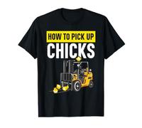 Comment ramasser Les Poussins de Chariot élévateur T-Shirt Graphique avec Valeur
