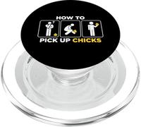 Comment ramasser Les Poussins Funny Meme Joke Gag PopSockets PopGrip pour MagSafe