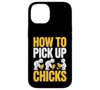Comment ramasser Les Poussins Jeu de Mots drôle de Poulet Coque pour iPhone 14