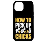 Comment ramasser Les Poussins Jeu de Mots drôle de Poulet Coque pour iPhone 15