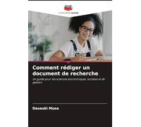 Comment rédiger un document de recherche