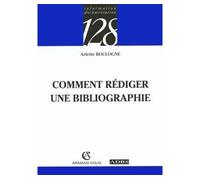 Comment rédiger une bibliographie