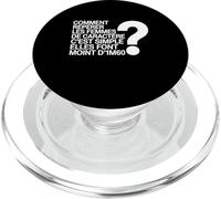 Comment Repérer Les Femmes De Caractère Humour Drôle PopSockets PopGrip pour MagSafe
