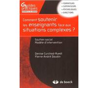 Comment soutenir les enseignants face aux situations complexes