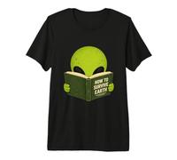 Comment survivre à la Terre : drôles d'extraterrestres, Amoureux et Enfants sarcastiques T-Shirt Haut de Gamme