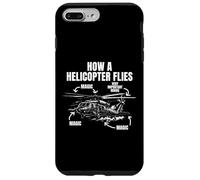 Comment Vole Un hélicoptère : Pilote d'hélicoptère Magique et drôle Coque pour iPhone 7 Plus/8 Plus