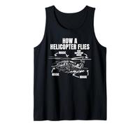 Comment Vole Un hélicoptère : Pilote d'hélicoptère Magique et drôle Débardeur