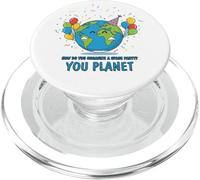 Comment Vous organisez Une fête Spatiale You Planet Funny Dad Joke Pun PopSockets PopGrip pour MagSafe