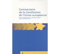 Commentaire de la constitution de l union europeenne