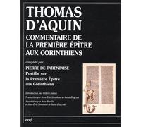 Commentaire De La Premiere Epitre Aux Corinthiens Complete Par La Postille Sur La Premiere Epitre Aux Corinthiens De Pierre De Tarentaise
