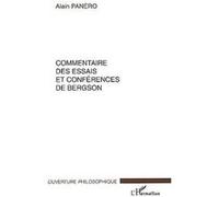 Commentaire Des Essais Et Conférences De Bergson