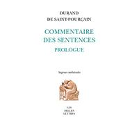 Commentaire des sentences