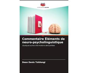 Commentaire Éléments de neuro-psycholinguistique